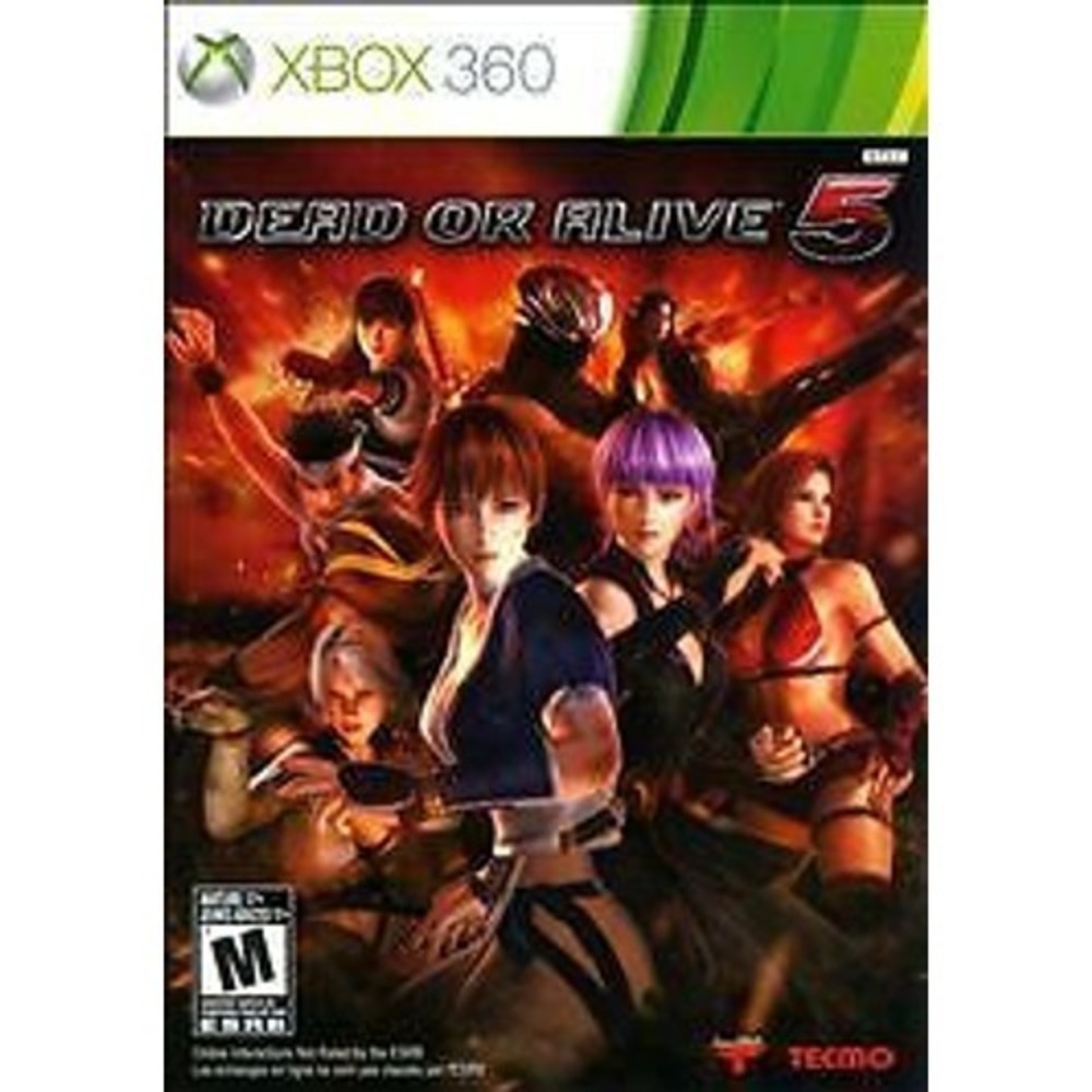 Dead or Alive 5 Xbox 360 Tested Case & Disc
